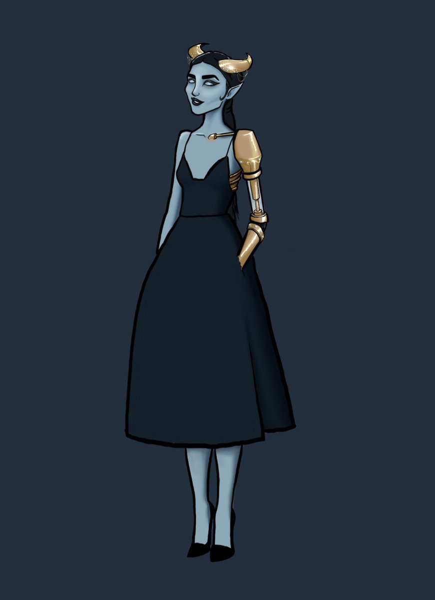 MetandMay's tweet photo. Some full body art, if you’re a curious cat! #dnd https://t.co/DfRo8moXy3