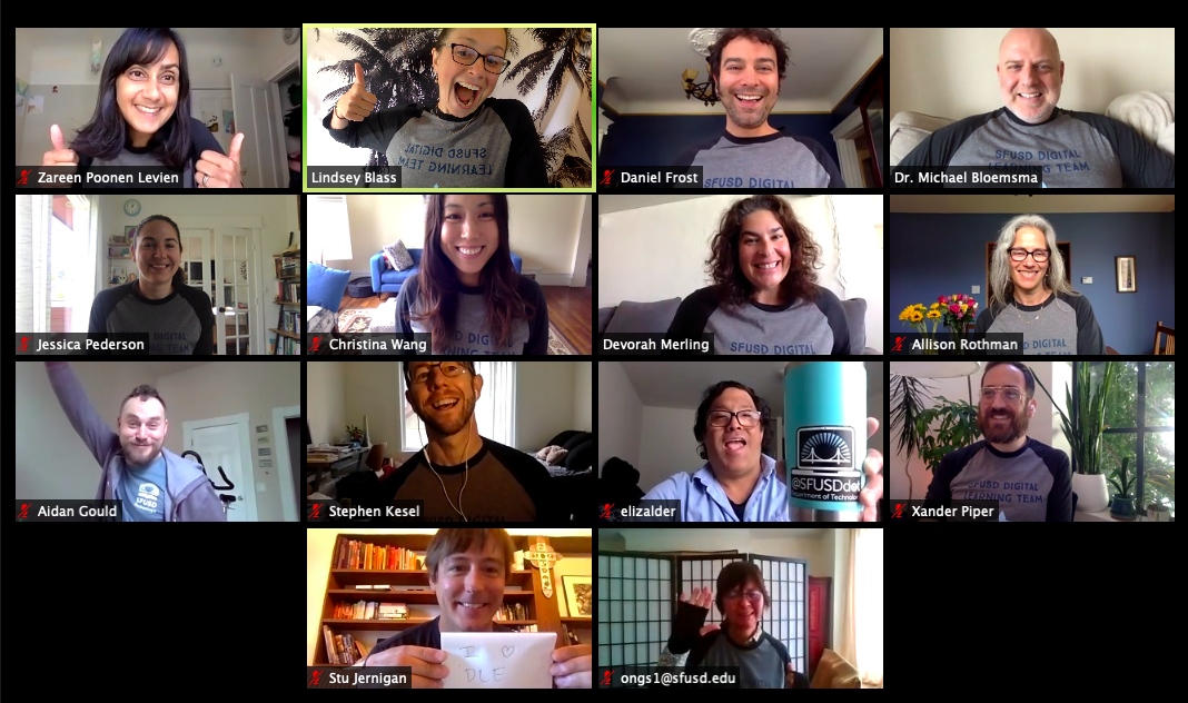 Saturday work motivation? #THISTEAM!! <a href="/SFUnified/">SF public schools</a> , your Digital Learning Team is hard at work and dedicated to provide the support you need for a successful launch to the school year! #BetterTogether #WeAreSFUSD <a href="/SFUSDdot/">SFUSD Technology</a>