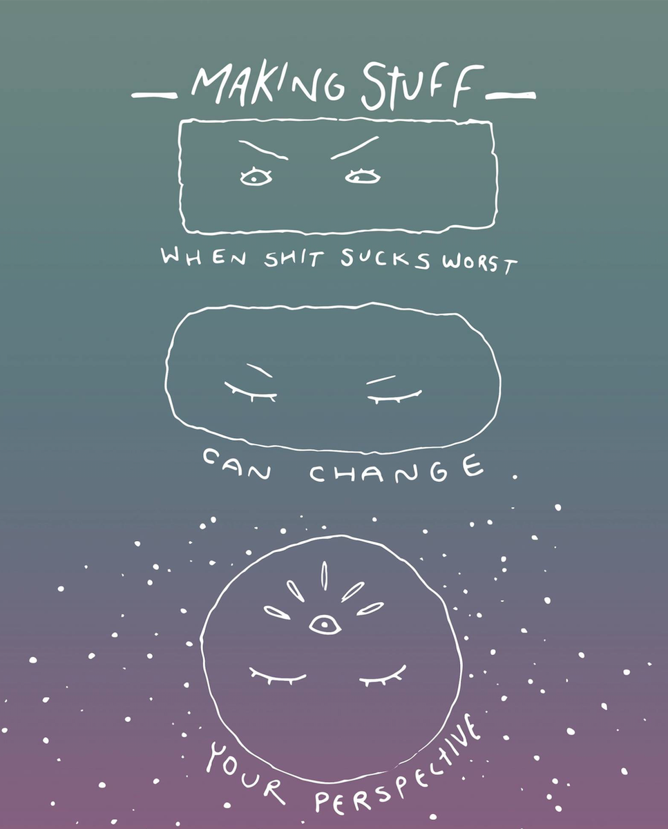 GaxiolaMica's tweet image. Making stuff, when shit sucks worst, can change your perspective.  How the hell do you get out of deep creative rut? #creativerut #designblock #whereismysketchbook