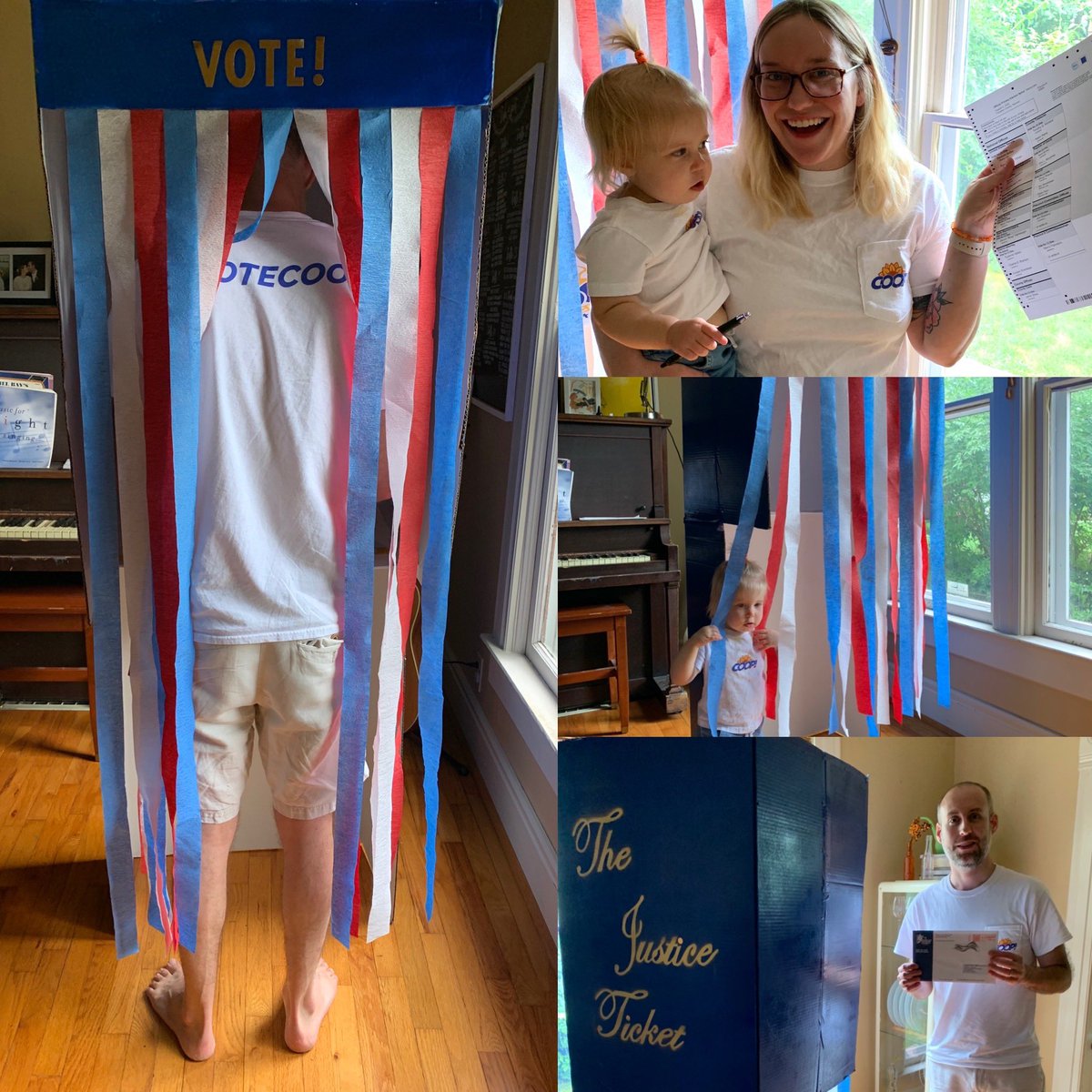CoopForDA's tweet photo. Voting for yourself is a surreal experience. As I filled out my ballot today, I thought of our great volunteers who have our so much effort into our people-powered movement. None of this would be possible without that dedication and desire for change. That’s true #PeoplePower https://t.co/Kan6bgOThH