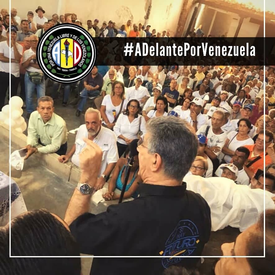 Desde Falcón a <a href="/ADemocratica/">Acción Democrática</a> la defendemos los adecos. Vamos a resistir y protestar contra la dictadura, nuestra  vigencia esta en la  organizacion para fortalecer la presencia en todo el país.#ADelante con <a href="/hramosallup/">Henry Ramos Allup</a> y <a href="/prospericarlos/">Carlos M. Prosperi</a>
#ADelantePorVenezuela