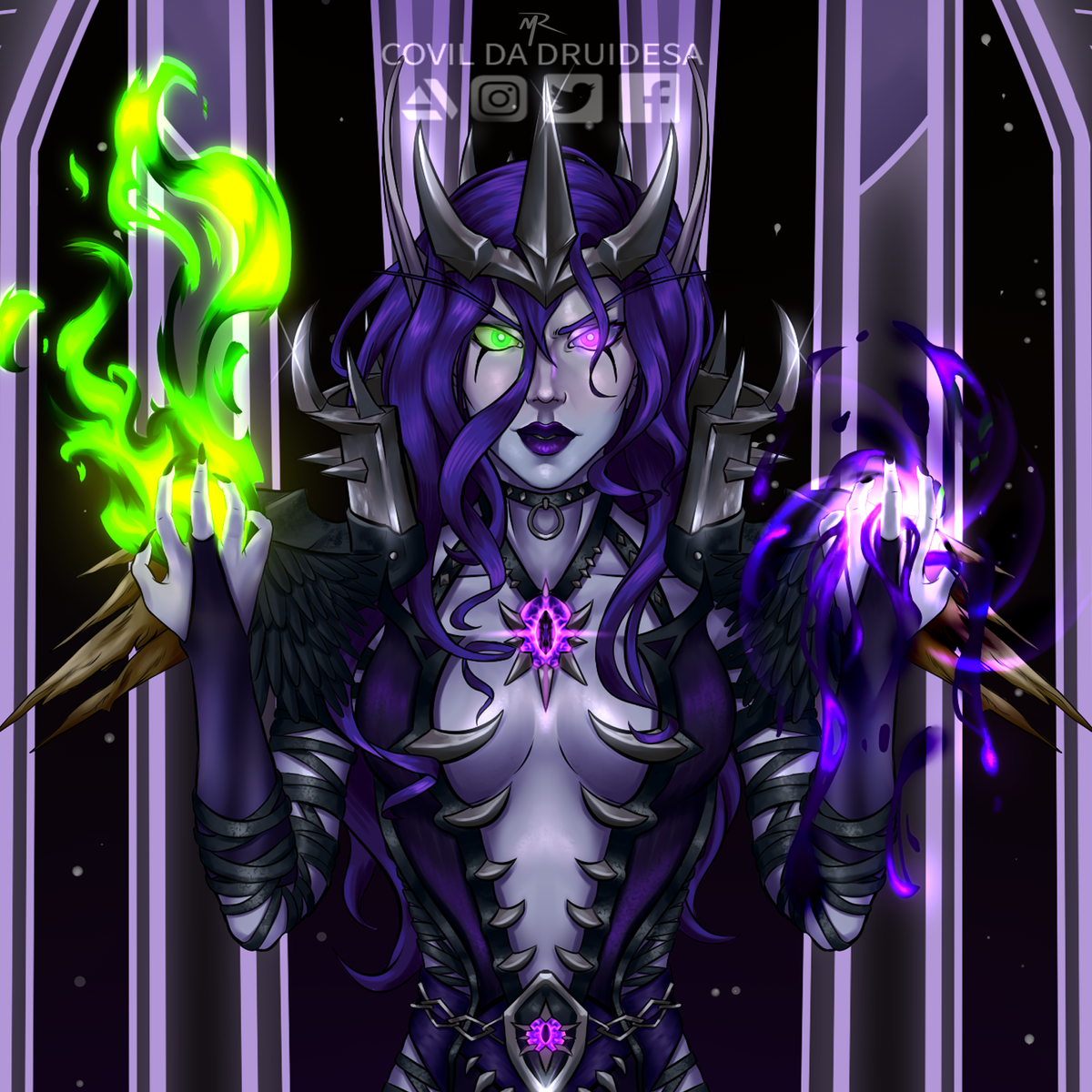 covildadruidesa's tweet photo. yo!
I knew I wouldn't be able to finish on the 31st.. but here is the art, just one more :D
#artzerotheclipse
#digitalart
#digitalilustration
#digitaldrawing
#wacom
#commission
#fanart
#painttoolsai
#photoshop
#ilustration
#art
#worldofwarcraft
#wow
#warcraft
#wowfanart
#rendorei https://t.co/tIadAXsY60