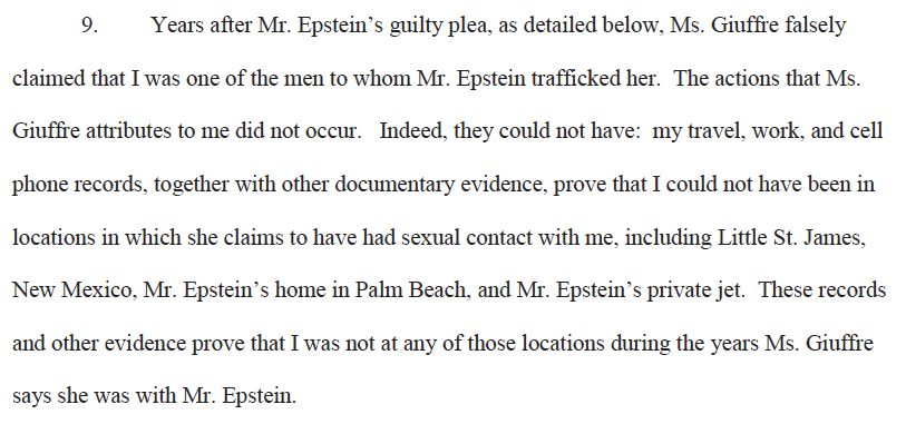  #Dershowitz says he wasn't there, and he has records to prove it! Although there are sworn depositions by more than one non-victim in this who state that Alan would stay at the Palm Beach place for a couple of nights every week or two. Those pesky corroborating eyewitnesses!