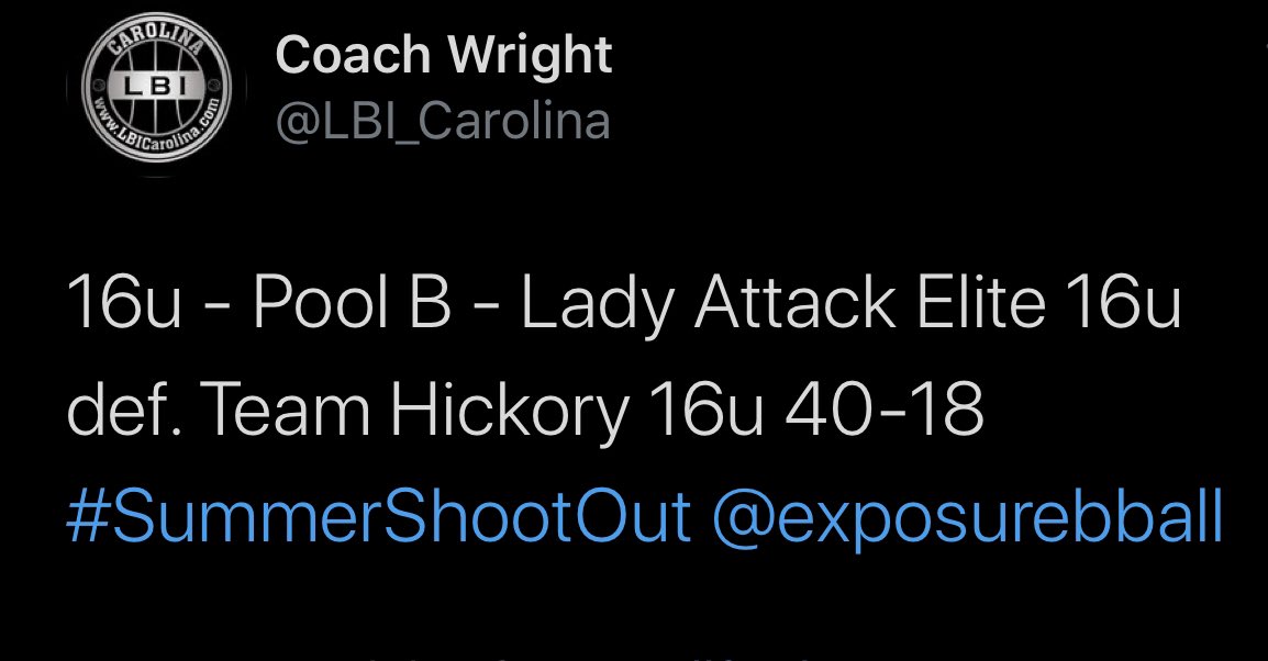 Smooth Game 2 W!

Caroline Cady was a force all over the glass with 8 Rebs and added 6 pts.

Abriel Thrash led all scorers with 12 pts &amp; had 5 Rebs.

Tatum Bowen with another double digit bucket performance with 11 pts.

Reagan Iovino added 5 Assists.

@attack_elite 

#BeElite