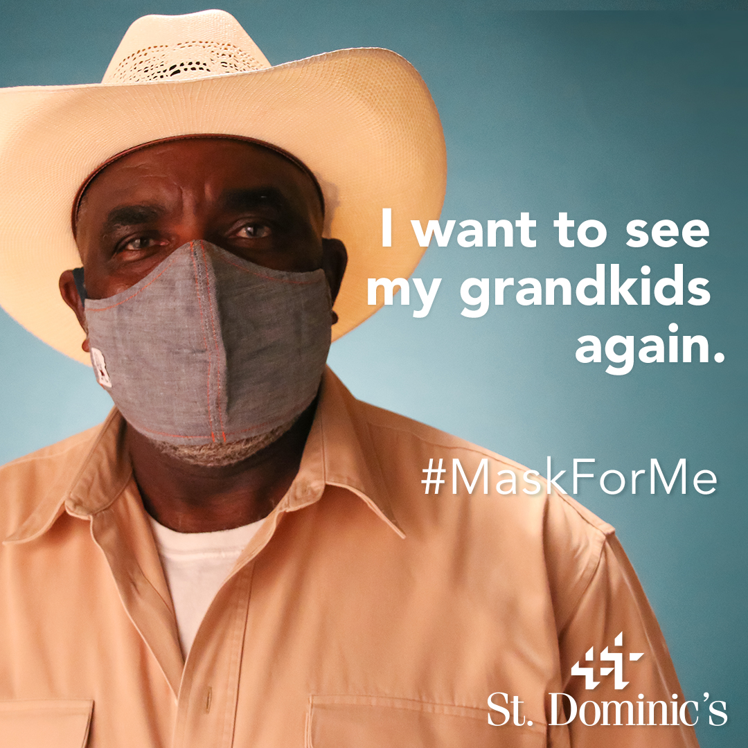 stdominichealth's tweet photo. It's more important than ever to protect the ones you love. Mask for who is important to you. #MaskForMississippi #MaskForMe #MaskUp https://t.co/EG0uoojC3t