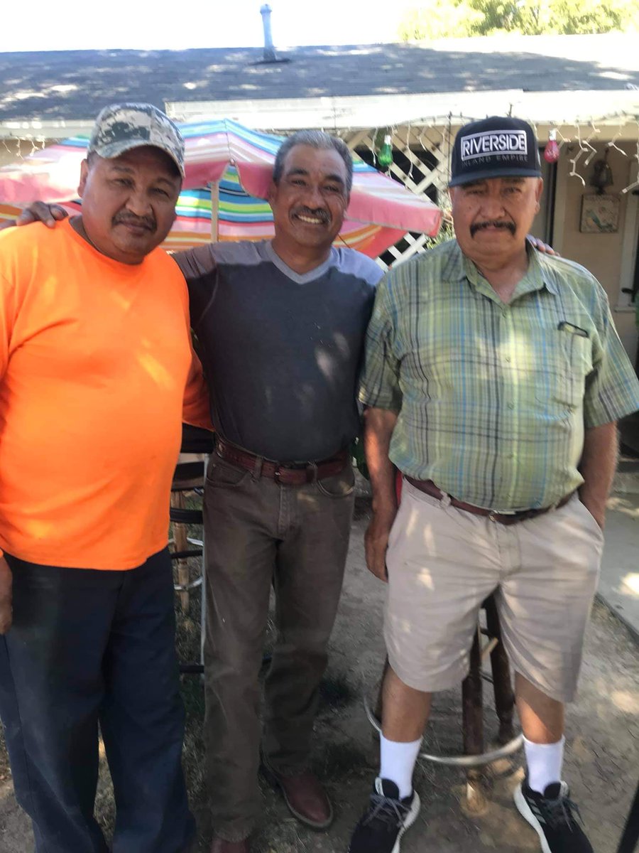 SteveGo45293643's tweet photo. Seeing my pops smile makes me so happy this hard working man deserves this lil get away with his brothers for the weekend have fun pop#GonzalezFam...for those who don't know my pops is the one in the middle yeah I knkw we all look like my mom https://t.co/kZC5vFic1P