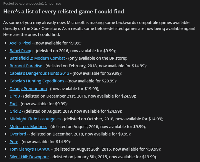silent hill downpour xbox store