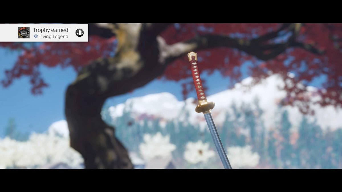 JackkoTrophies's tweet photo. #70 #GhostOfTsushima finally finished it! This game easily gets a 9/10 it was fun until I had to do loads of tales :) I wouldn't say GOTY for me, but it's high up in my list of great PS games! Now back to #BacklogWeek 😭😭 https://t.co/UXu73tsLAA