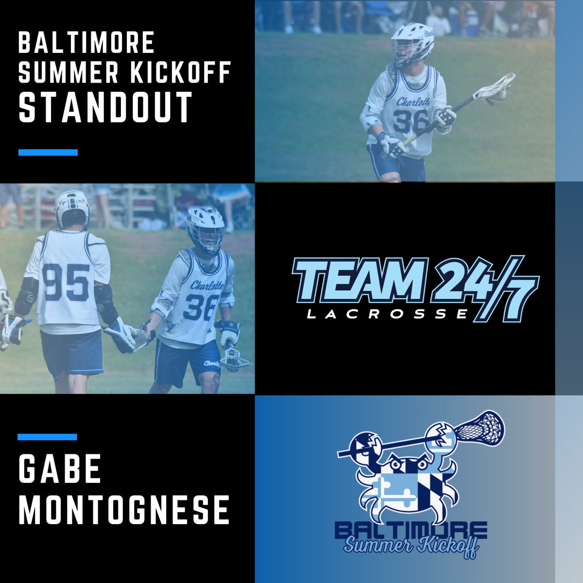Team91CLT's tweet photo. Congratulations to Midfielder Gabe Montognese (Weddington HS) on being named a Baltimore Summer Kickoff STANDOUT for the Class of 2022!
#BSK #StandoutPerformance #CharlotteLacrosse https://t.co/4qrzvHB2ih