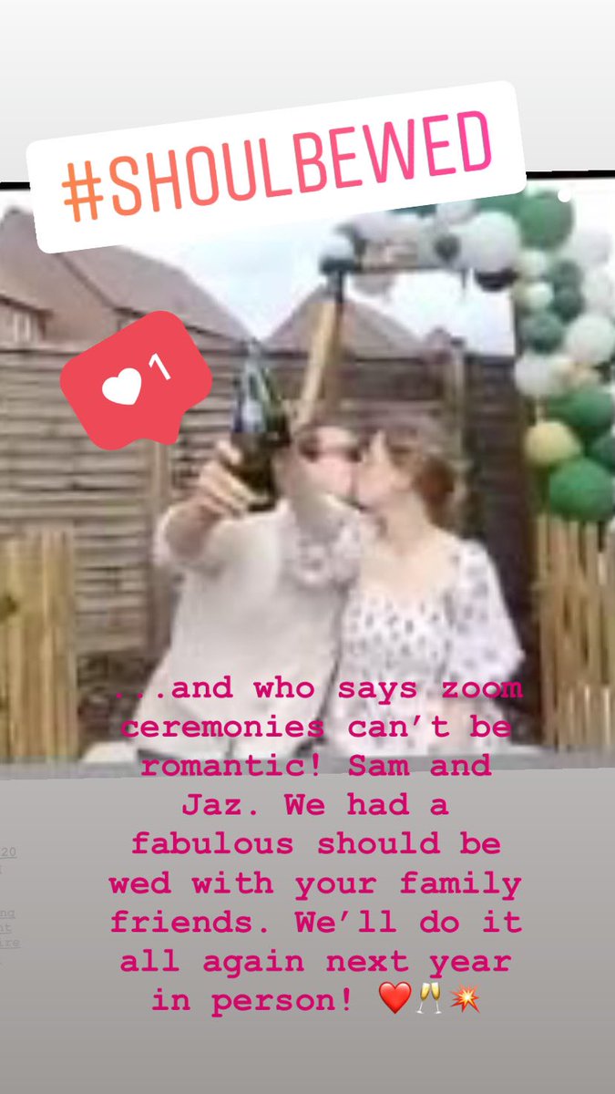 😍 Saturday celebrant snapshots. 
Fab Zoom with family and friends from around the world, young, old(ish 😉), bold and beautiful.  The ingredients for today’s ceremony boundless love, a generous dose of laughter mixed with a dash of booze and seasoned with WIFI.
#lockdownwedding