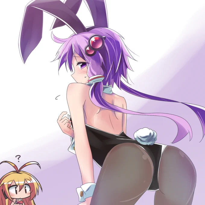 昔、「バニースーツを着てしまう呪い」ってシリーズで描いたモノ

#バニーの日 