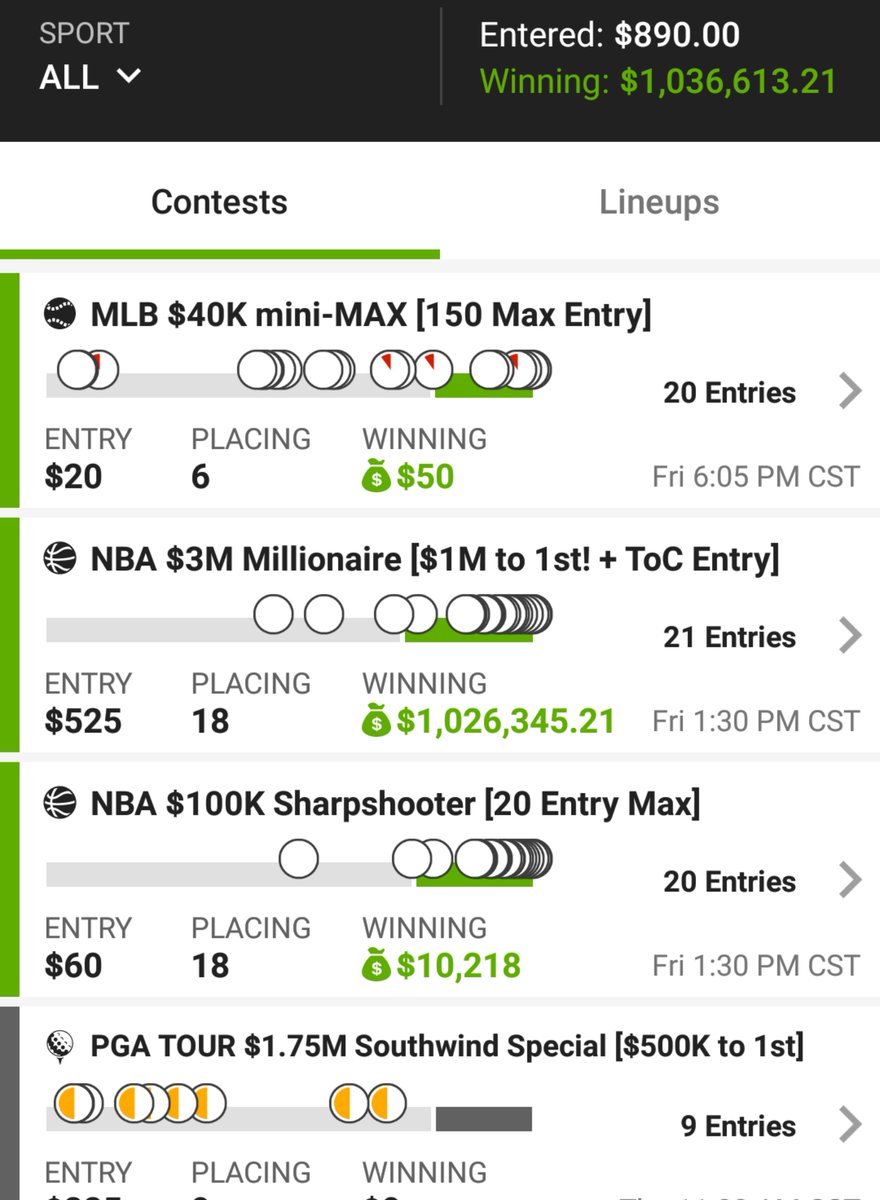 thedailyaverage's tweet photo. $1M+ Winner! 🚨 So TDA has obviously taken a break from the twittersphere. But this is worth a tweet:  Congratulations to TDA OG, StewsBlues aka  Sevensvox for taking down the #DraftKings  @NBA  Millimaker last night! $1,000,000+ @DraftKings #Millionaire  💰🏀🔥 https://t.co/dNXAmu6wow