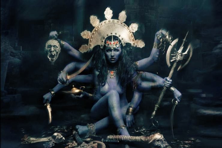 "The Dark Feminine (Kali) is negative. It is the underlying substance to all that exists within the realm of consciousness."She is the embodiment of the three-aspected cosmic act: creation, preservation and annihilation. These women are bad (and good). https://www.exoticindiaart.com/m/article/goddess_kali/