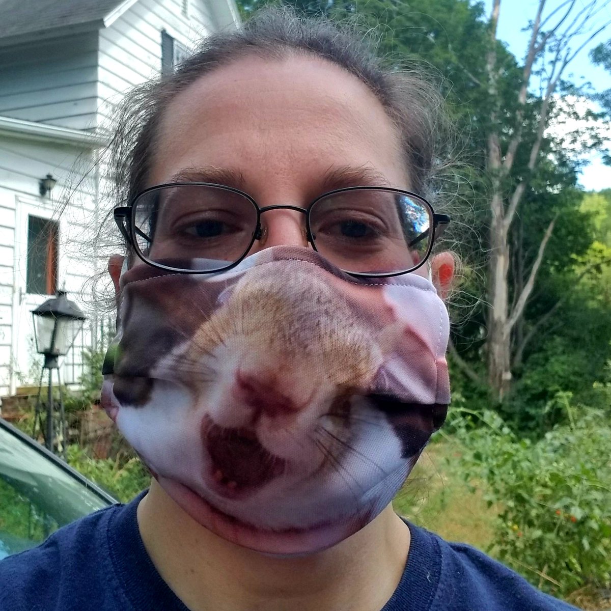 FourwandsW's tweet image. #Maskup! Claudia mask that is!
#masksonvt