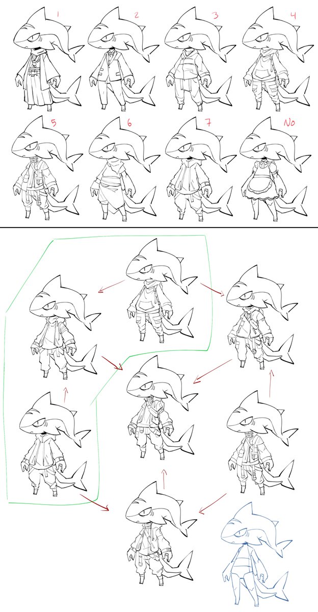 Outfit design rework and process 