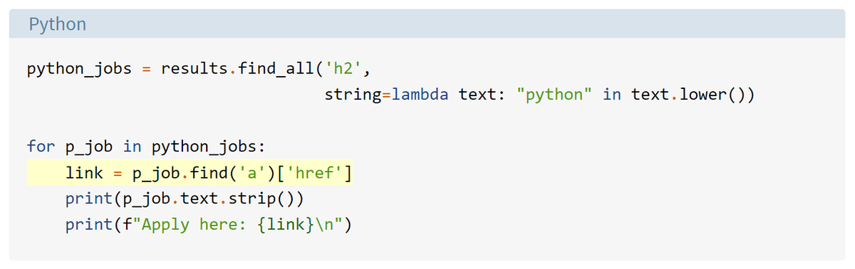 realpython's tweet photo. 🐍📰 Beautiful Soup: Build a Web Scraper With Python — https://t.co/VZfaAiDo7p 
#python https://t.co/N8gvCaOQwe