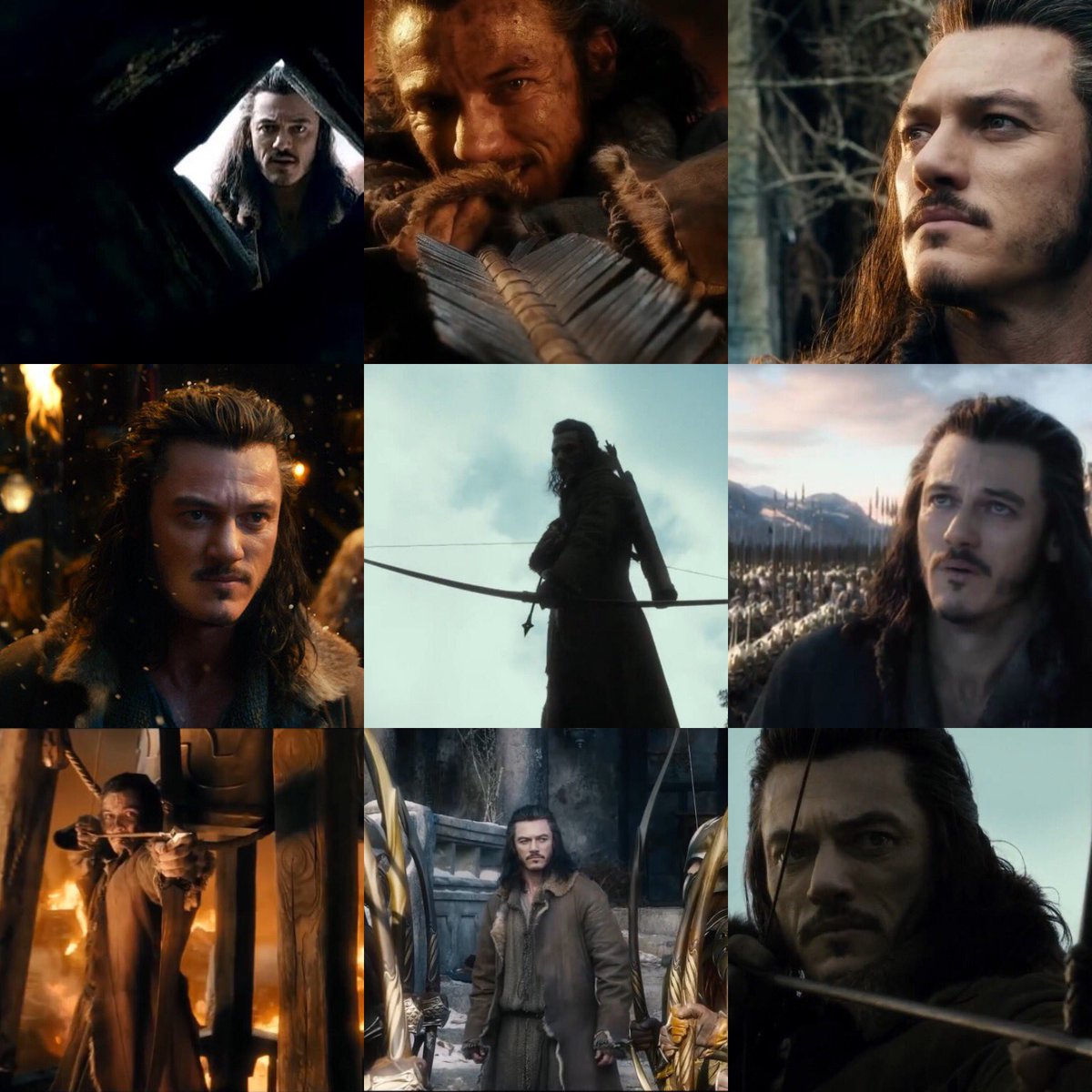 The new King of Dale, the Dragon slayer, Bard the Bowman