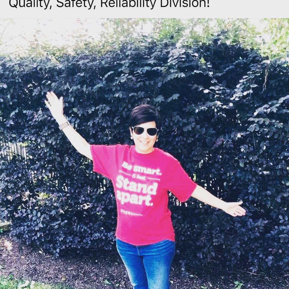 loriross04's tweet photo. #BeSmartStandApart Prisma Health, SC Quality leader proudly representing the Upstate Quality, Safety, Reliability Division! https://t.co/H2Z9mqkjJd