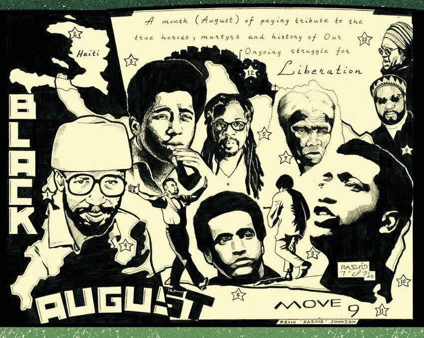 BSU1968's tweet photo. Happy Black August!

Black August is undeniably a month of revolution and change. Today we remember and honor those who have committed their lives to resistance, rebellion, and revolution. https://t.co/qQguvEAmIe