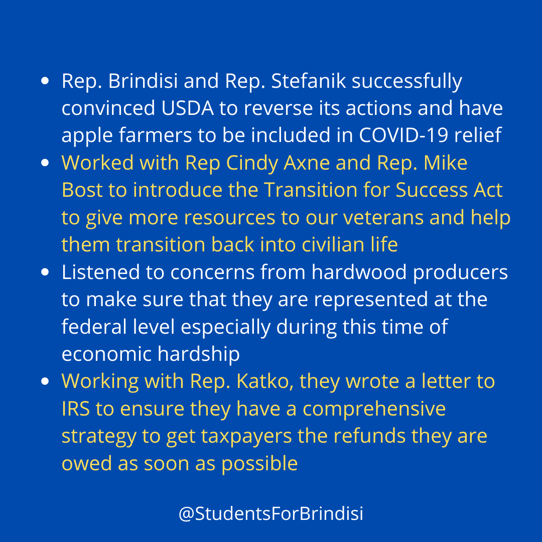 students4brindi's tweet photo. Check out what Rep.Brindisi accomplished in July! Thank you @ABrindisiNY 🔵🌊 #TwoMoreYears #StudentsForBrindisi 1/ https://t.co/rgqKudK5Zq