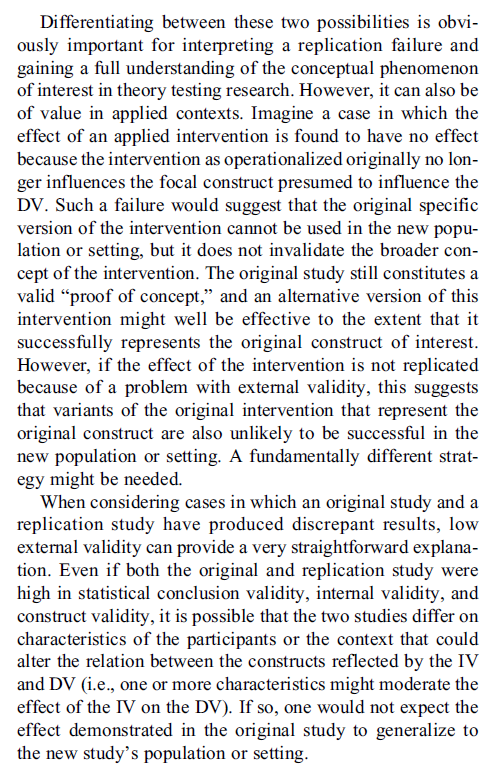 These are valid points, but at what point CAN these authors say that a replication failed bc the original effect was a fluke?