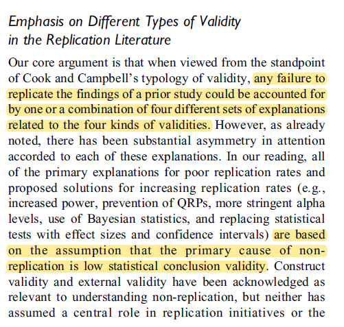 The core argument is that replication failures can plausibly be accounted for by the four validity criterion discussed.The problem as I see it, however, is that the authors are failing to recognize the validity problems in the original studies(!!!)All is well here..18/