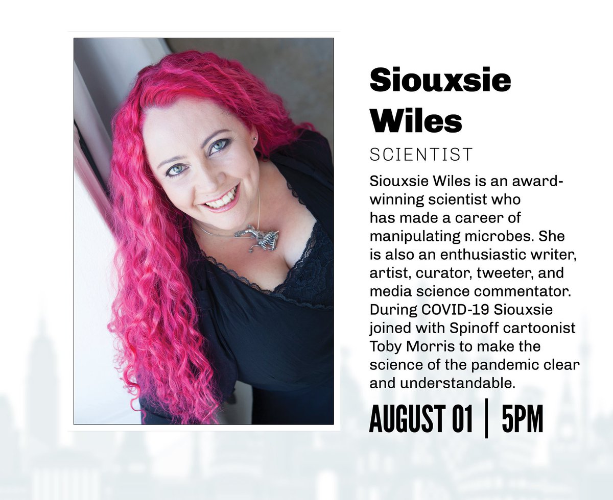 SkepticsGuide's tweet image. Happening right now:  @SiouxsieW on "Communicating the #Pandemic." 

"I am a scientist who very firmly believes that science doesn't end at a journal publication." 

Watch now at necss.org, or on-demand throughout August! #NECSS #scicomm #COVID19 #coronavirus