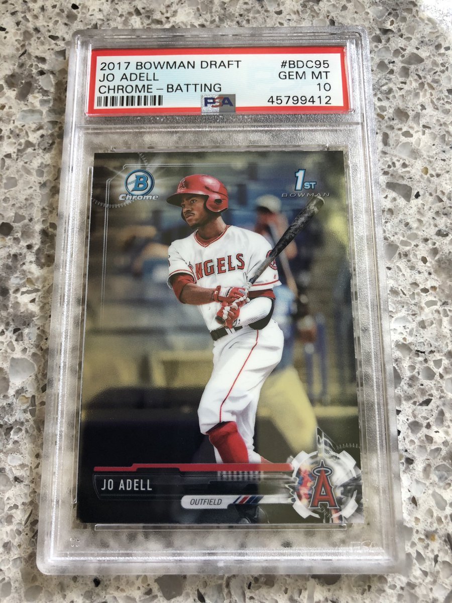 Next up is Adell 1st Bowman Chrome that I pulled myself