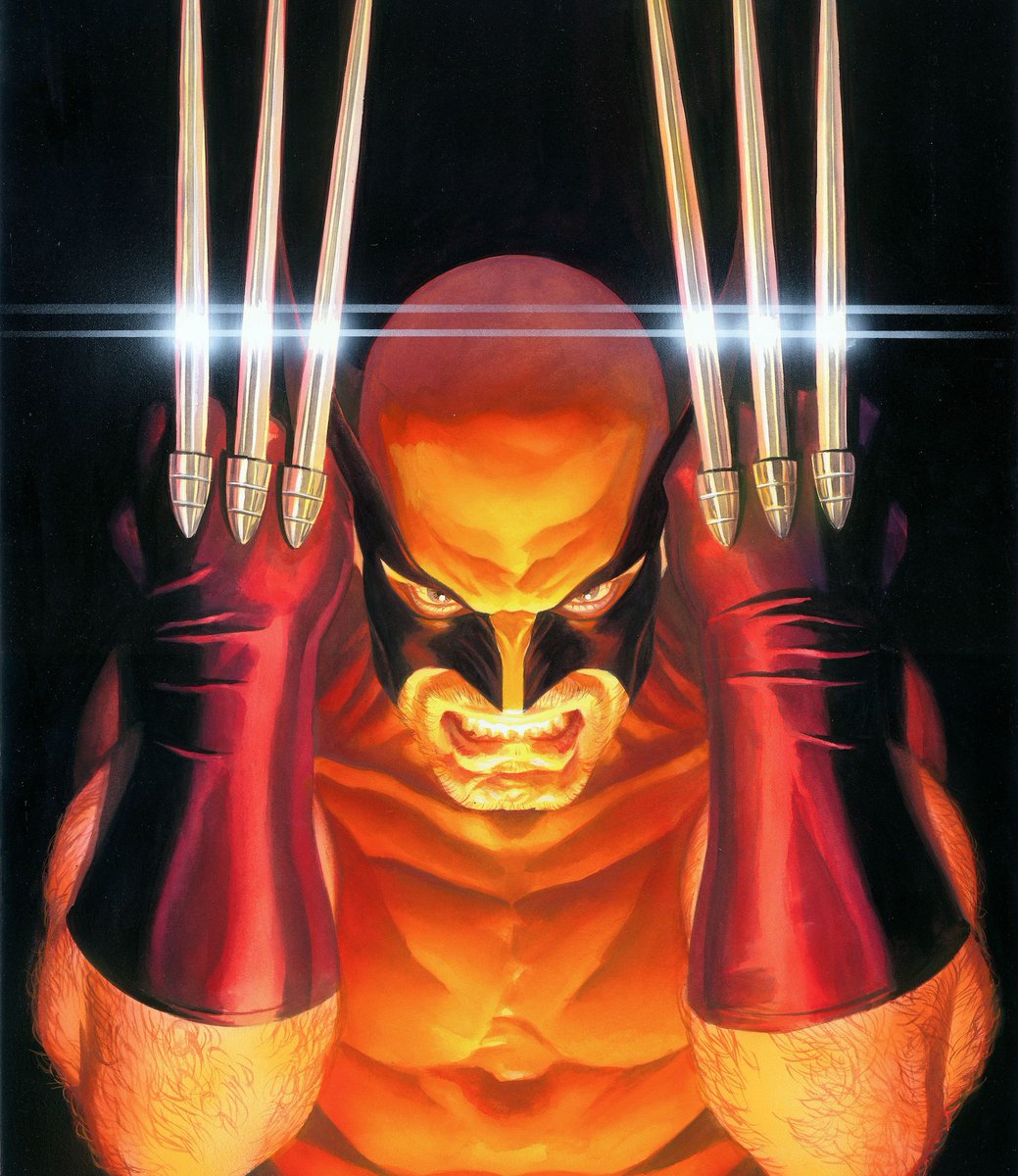 Wolverine Wolverine Xmen Marvel Pain Alex Rossのイラスト