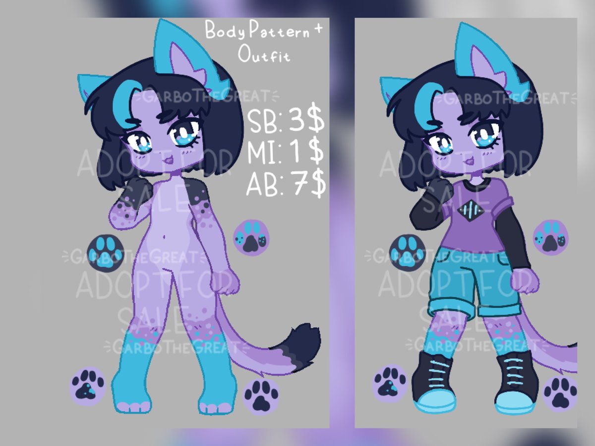 I'm also selling an adopt on Commishes to try out the site after someone recommended it to me, I'd like to hear others experiences with this site and if it's generally good to use?Bids only on the Commishes siteLink to adopt:  https://ych.commishes.com/auction/show/H0I4/feline-adopt-character-outfit/