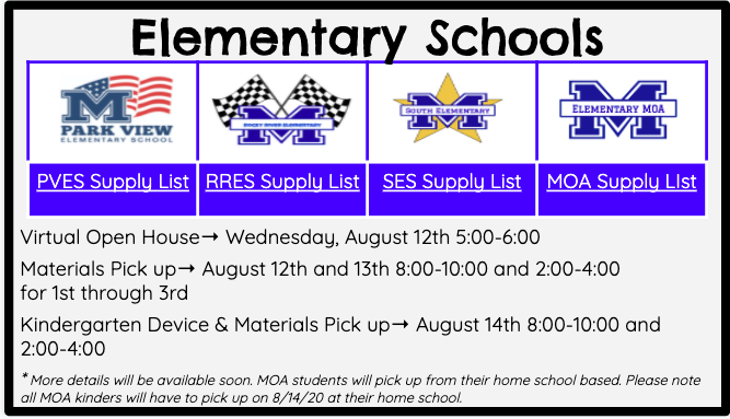 RockyRiverRacer's tweet photo. RRES Families!
Here is some important information regarding supply lists, virtual open house and dates for pick up and return of devices for our Elementary and Intermediate Schools. https://t.co/XkUj8q0RyR https://t.co/vhDXOQm9k5