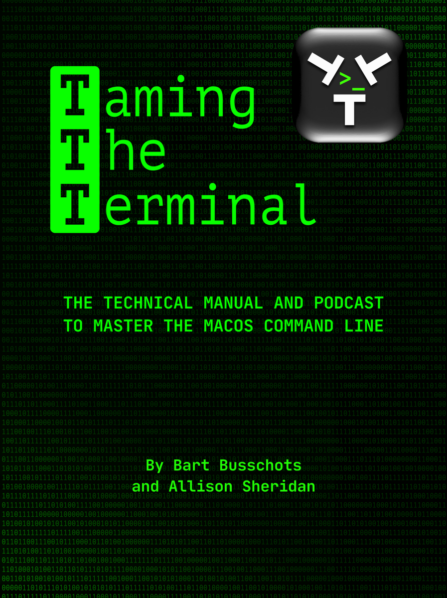 podfeet's tweet image. Taming the Terminal by @bbusschots and me is Now a Published Book! podfeet.com/blog/2020/08/t… 

Thanks to @hepabolu !