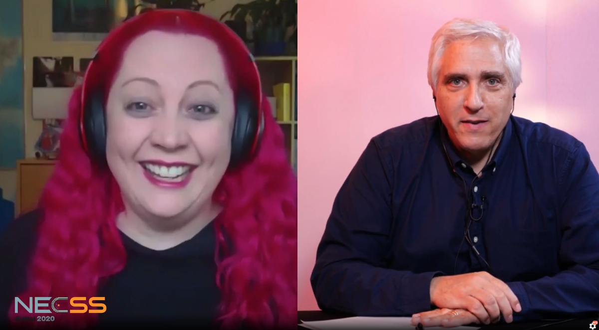 marklenahan's tweet image. Great presentation from @SiouxsieW at @NECSS #NECSS just now on communicating #COVID19, now interview by @stevennovella