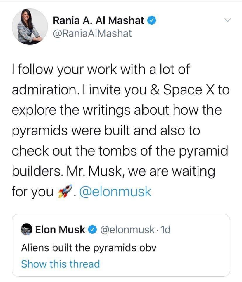 waelsaid75's tweet photo. @elonmusk @RaniaAlMashat #Egypt  #Pyramids https://t.co/BXrSpECcdp
