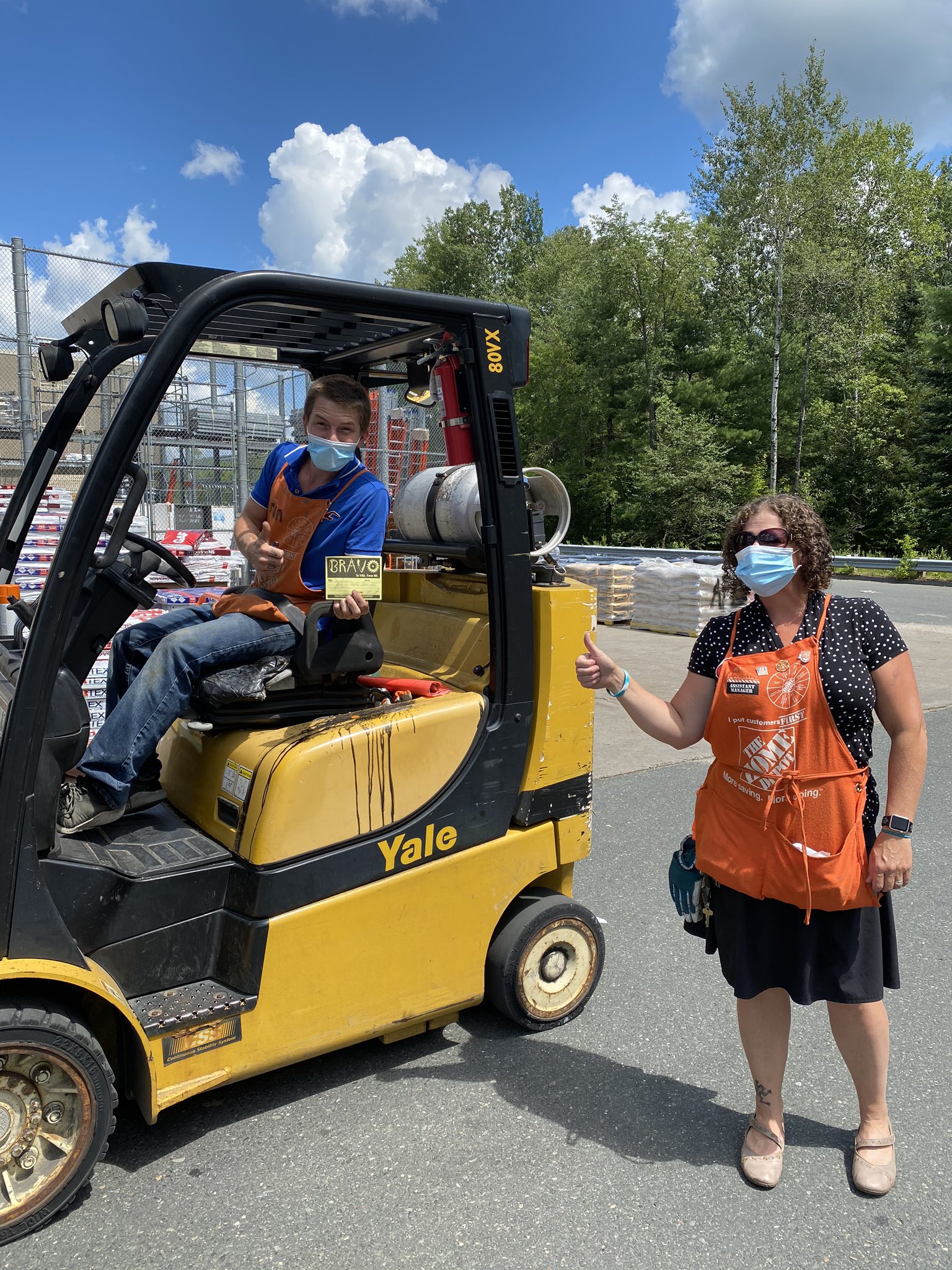 8539 Home Depot on Twitter "Recognizing Lumber associate Jon for working safe and being a go to