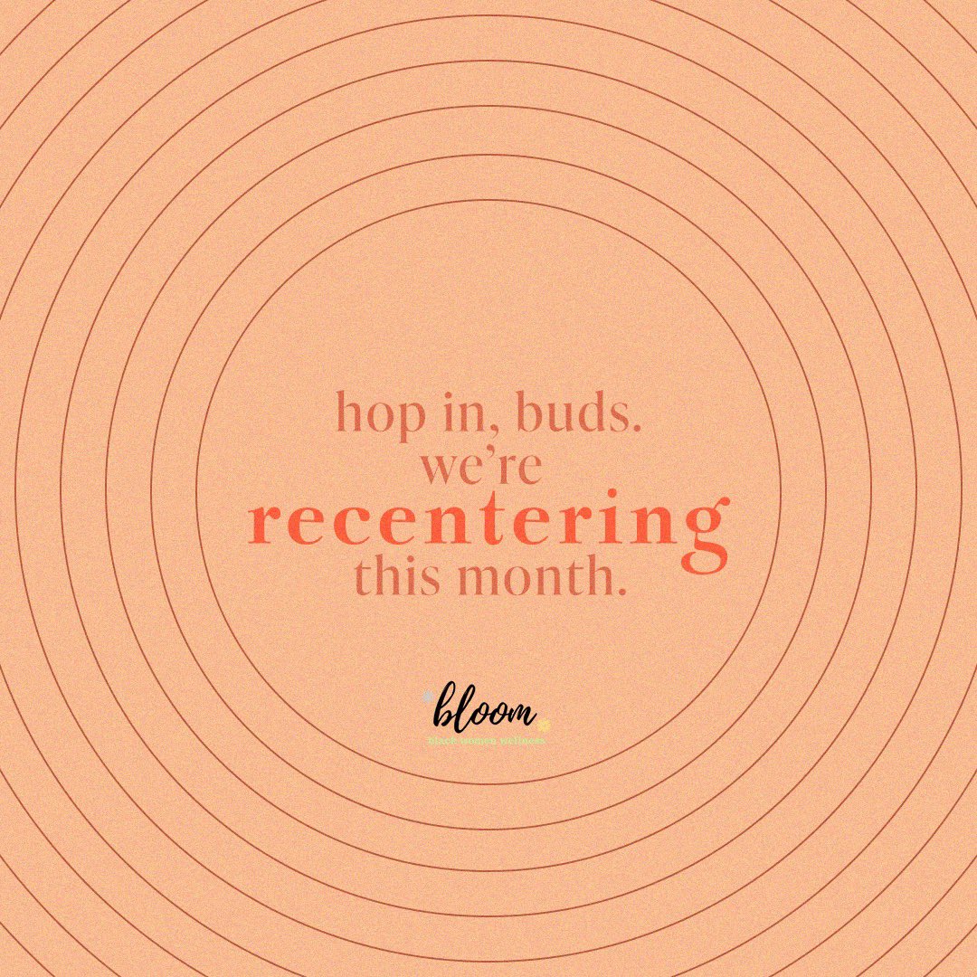 bloomcau's tweet photo. 𝐎𝐮𝐫 𝐀𝐮𝐠𝐮𝐬𝐭 𝐓𝐡𝐞𝐦𝐞: 𝐫𝐞𝐜𝐞𝐧𝐭𝐞𝐫𝐢𝐧𝐠

It’s 𝙫𝙖𝙡𝙞𝙙 that many of us aren’t in the headspace to go back to school.

So, to best support our buds, we are curating content and programming focused on helping you ground yourself in 𝙖𝙡𝙡 that August has to offer. https://t.co/rBKoIBuLOO