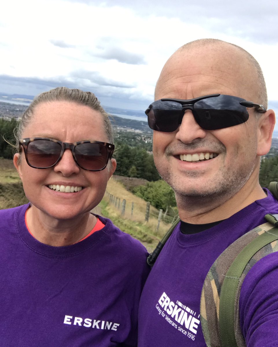 juliethomson33's tweet photo. A day of training in the #PentlandHills with Steve (@AcousticalGigs), in preparation for the @Erskine1916 #WHW100 endurance hike on the 7th Aug. 
To support this epic fundraiser visit https://t.co/WzrjEAD3My
.
@AFoErski @ErskineP2C #armedforces #veterans #ourerskinechallenge https://t.co/EgRy5JdkQK