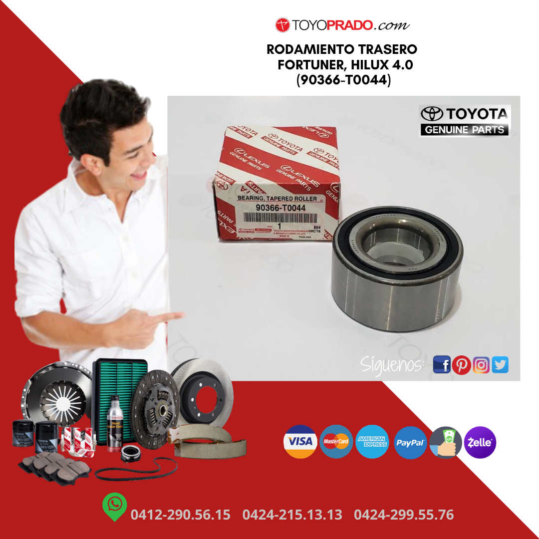 ToyoRepuestos's tweet photo. Rodamiento Trasero https://t.co/v95lXJYFgF