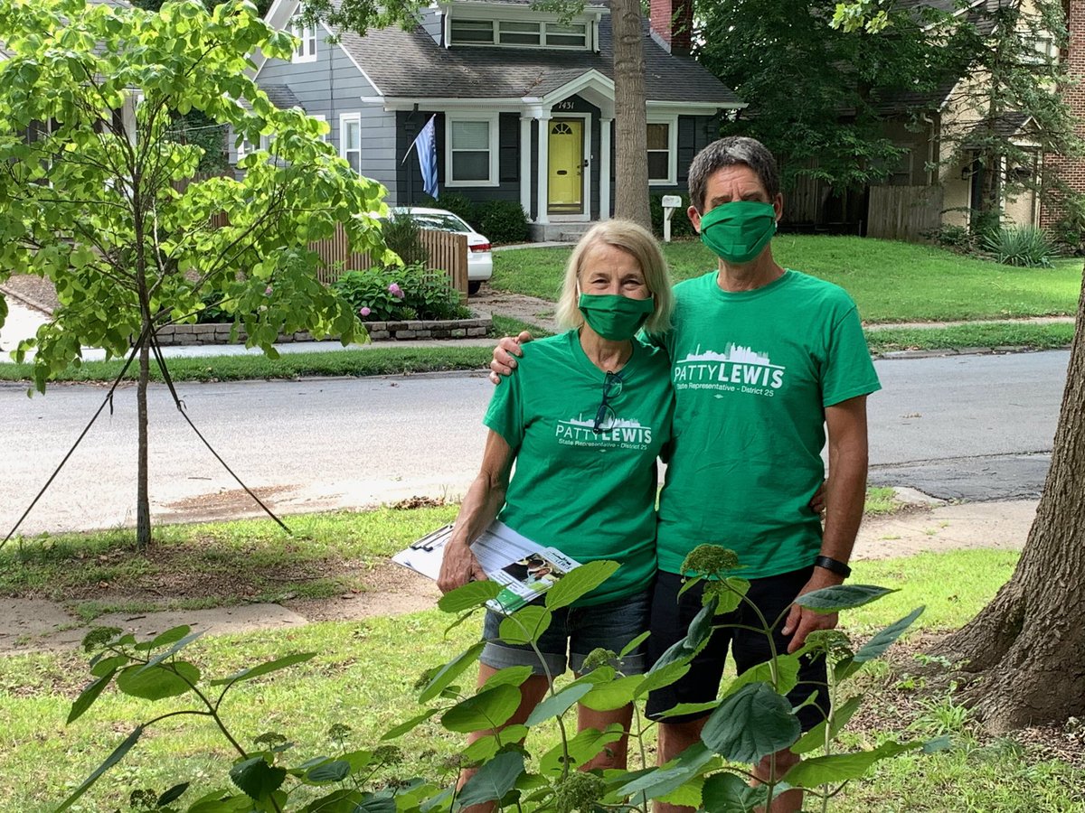 Patty4MO's tweet photo. #TeamPatty was at it again today dropping lit. For volunteers who couldn’t make it this morning, I put materials out for contact-free pick up. I can do this for YOU to if you want to help. We only have 2 days left! #Patty4MO #PattyForMO #VoteAug4 #MOLeg https://t.co/Ko9II43OZZ