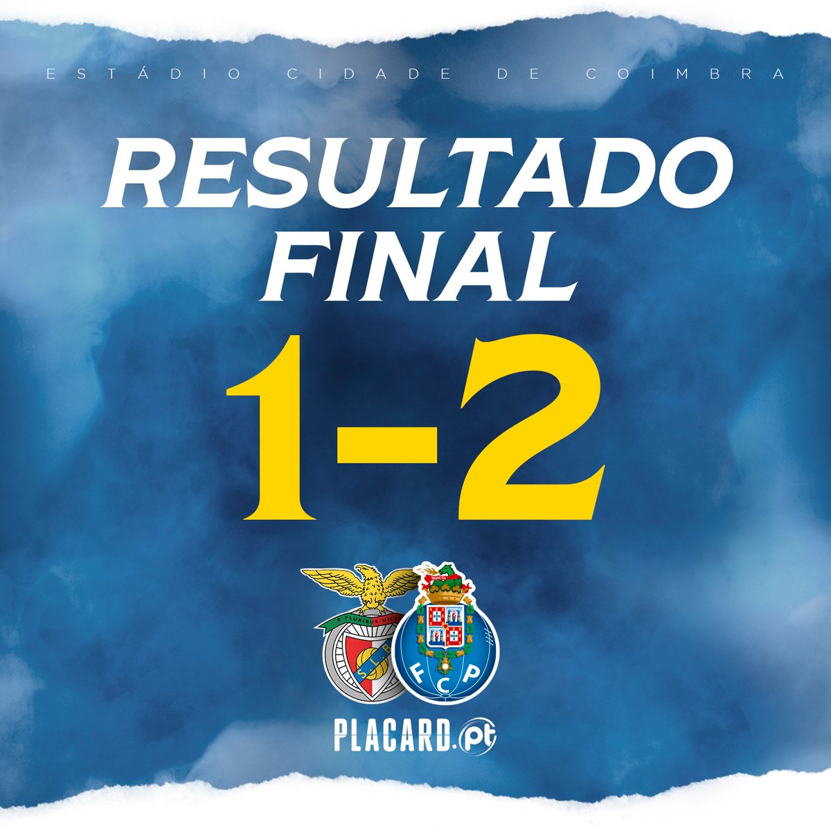 🏆Final de Jogo / End of the match / Final del Partido

47’ ⚽ Mbemba (Benfica 0-1 FC Porto)
57’ ⚽ Mbemba (Benfica 0-2 FC Porto)
84’ ⚽ Vinícius (Benfica 1-2 FC Porto)

#FCPorto #SLBFCP #TaçadePortugal #FCPJogamosJuntos
