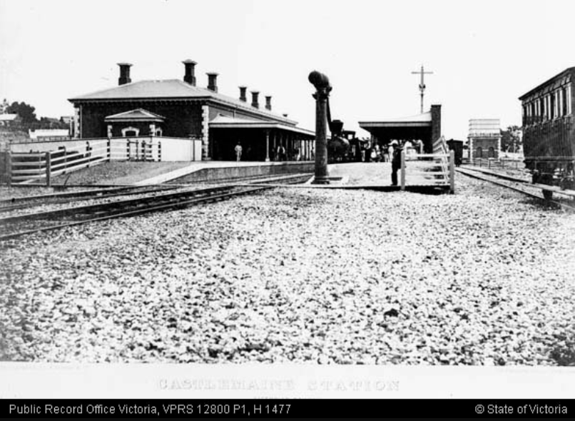 Good Morning Castlemaine !CASTLEMAINE STATION AND O CLASS STEAM LOCO No.41 https://metadata.prov.vic.gov.au/imagefiles/12800-P0001-000032-050.jpgO 41 (0-6-0) was built in 1862 Stephenson England.Castlemaine opened in 1862. Photograph ? c. 1870/80s