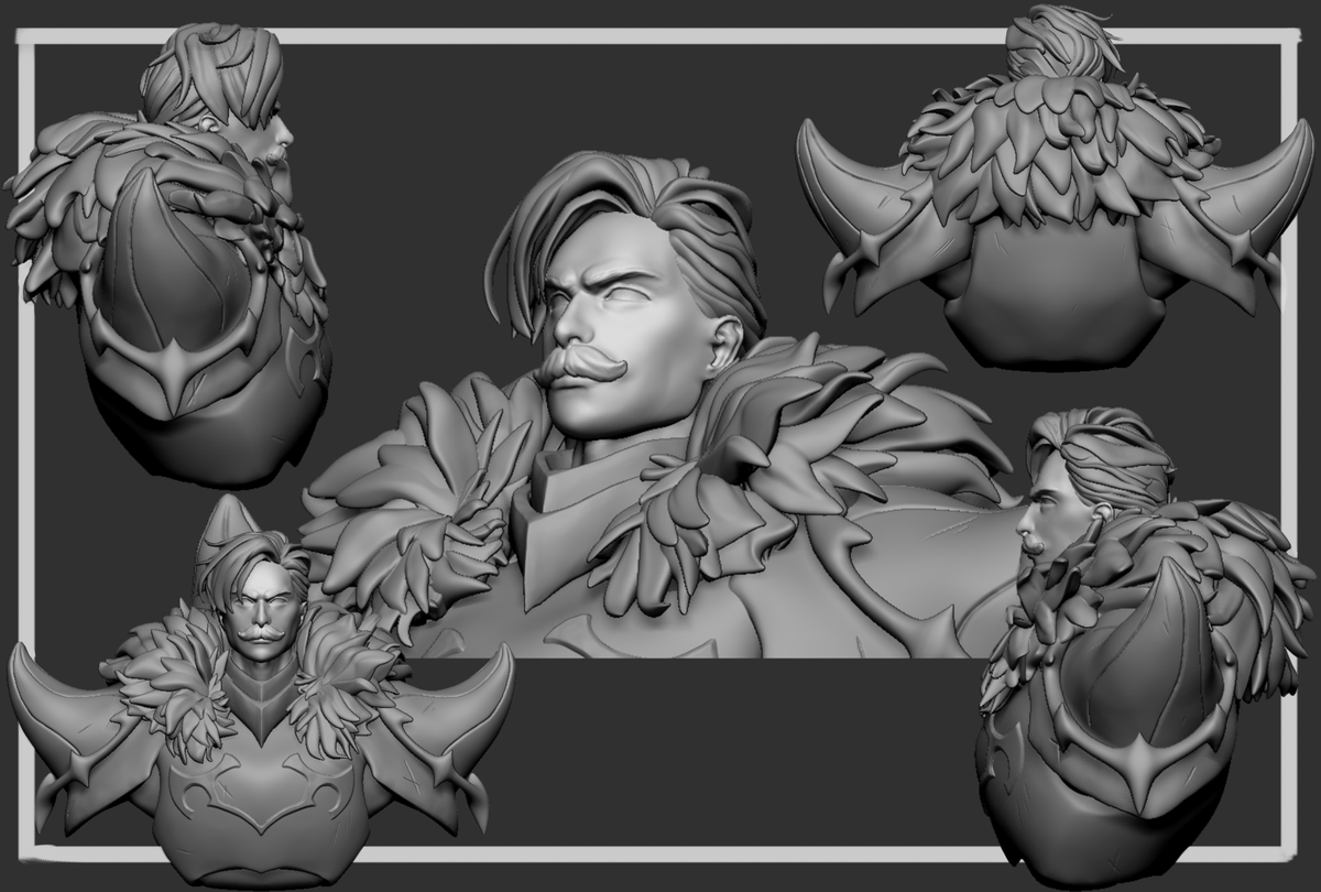 BertazHead's tweet photo. and he's done! now, color time...ah ha,wish me luck https://t.co/YKZG0CsYue