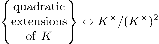 It turns out that the only possible discriminants D of a quadratic field are squarefree D ≡ 1 (mod 4) and D = 4m where m ≡ 2, 3 (mod 4) is squarefree. The more general version of this result is called "Kummer theory".