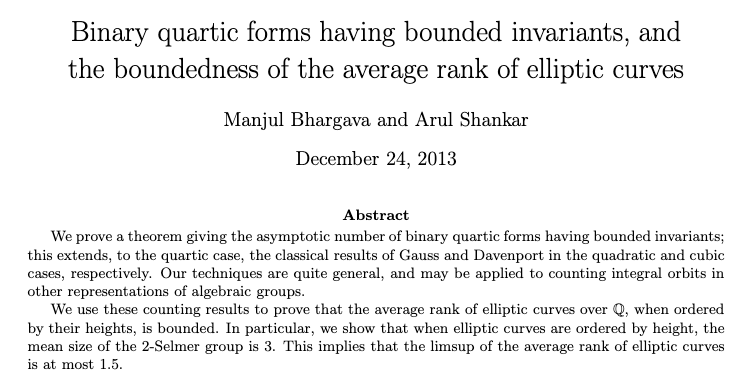 Today this 1-2-3 is most associated with my advisor, Manjul Bhargava, who used it to great effect to count quartic and quintic extensions of fields and show facts like "the average rank of elliptic curves is bounded"  https://arxiv.org/abs/1006.1002 