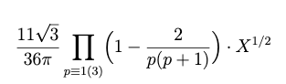 So why do we get an Euler product, but CDO do not? Is it reducibility of the representation? No, because the count of C₃ extensions of ℚ by discriminant has an Euler product but C₃ only has one-dimensional irreps