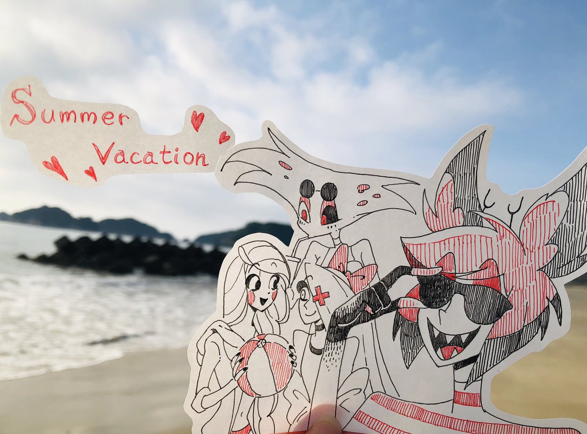 これを…こうして…
vacation!!?☀️ 