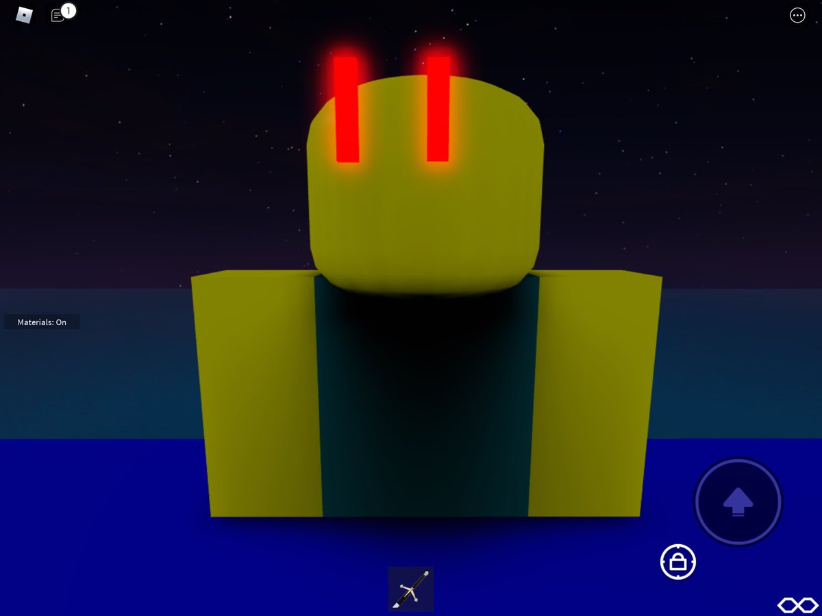 roblox logo in neon red