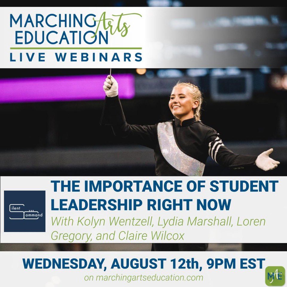 SiCommand's tweet image. || Join us on August 12th as we sit down with Tim Hinton to discuss the importance of student leadership during COVID-19. We can’t wait!!