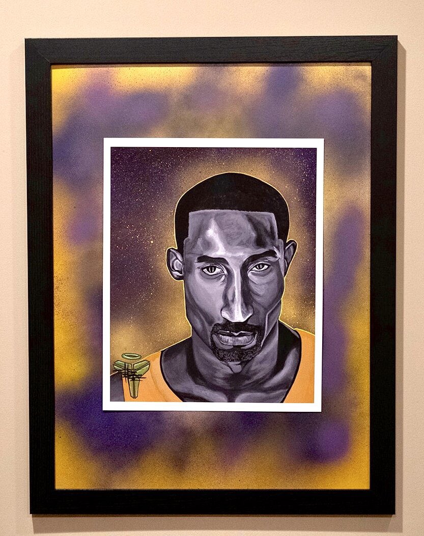GRocSmith's tweet photo. My boy launched his art website today and he’s selling this Kobe piece which of course is limited to 24 

Link: https://t.co/tvmot6aFmi https://t.co/wXnLlUGZ6E