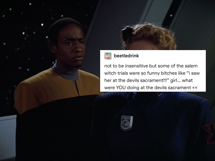 (this one might be *too* niche but i truly believe b'elanna would take a special interest in wlw drama)